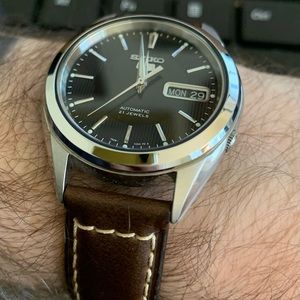 Seiko SNKL23 Automatic Black Dial Dress Watch